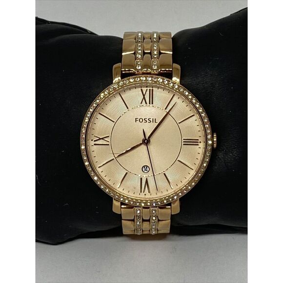 Fossil Jaqueline ES3546 Women's Stainless Steel Analog Dial Quartz Watch WO567 - Picture 1 of 12